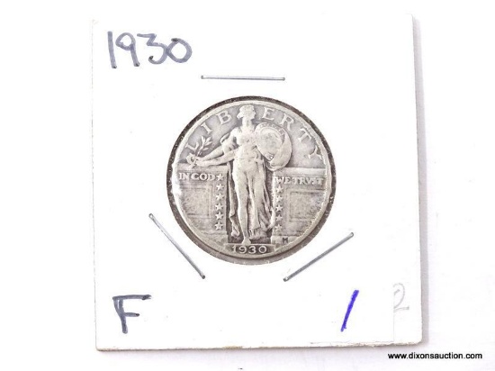 1930 FINE STANDING LIBERTY QUARTER