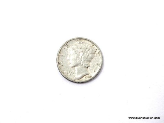 11945 ALMOST UNCIRCULATED MERCURY DIME