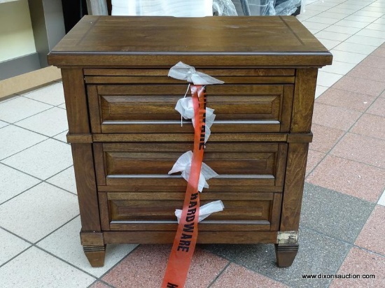 ASPENHOME 2 DRAWER NIGHTSTAND. #I34-450-SNA. MADE WITH QUALITY VENEERS AND SOLIDS AND ENGLISH