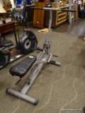 FOLDING AB TRAINING MACHINE. MEASURES 32 IN X 47 IN X 44 IN. ITEM IS SOLD AS IS WHERE IS WITH NO