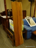CYPRESS WOOD BENCH TOP FROM AT-HOME. ORIGINAL PRICE TAG STATES RETAIL WAS $150. MEASURES 64 IN X 16