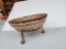 HAND MADE CLAY BOWL AND STAND - SEE PHOTOS FOR DETAIL