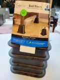 BED RISERS SET OF 4 - NEW