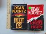 LOT OF 2 DEAN KOONTZ PAPER BACK BOOKS