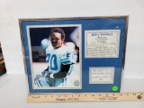 BARRY SANDERS 1997 MVP PHOTO AND STATS IN CHROME 11X14 FRAME