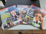 COUNTRY WEEKLY MAGAZINE - 3 ISSUES - GEORGE STRAIT, REBA MCINTYRE AND VARIOUS - 1996 EDITIONS