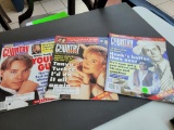 COUNTRY WEEKLY MAGAZINE - 3 ISSUES - TANYA TUCKER, HANK WILLIAMS JR. AND BRYAN WHITE - 1996 EDITIONS