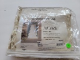 WINDOW CURTAIN MOIRE SWAG SET - CREAM COLOR - SEE PHOTOS FOR SIZE