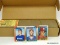 TOPPS 1990 BASEBALL CARDS LOOKS TO BE COMPLETED IN BROWN BOX. ITEM IS SOLD AS IS WHERE IS WITH NO