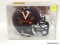 MINITURE HELMET SIGNED BY TIKI BARBER UVA GIANTS, IN A ACRYLIC CASE. ITEM IS SOLD AS IS WHERE IS