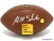 SIGNED WILSON BROWN FOOTBALL WITH GOLD NFL STAMP, SIGNED BY MATT SCHAUB OF UVA, AND FALCONS. ITEM IS