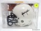MINITURE HELMET SIGNED BY MATT MILLEN OF PSU, AND OAKLAND. ITEM IS SOLD AS IS WHERE IS WITH NO