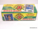 BOWMAN 1989 BASEBALL CARDS COMPLETE SET 484 CARDS IN ORGINAL PLASTIC. ITEM IS SOLD AS IS WHERE IS