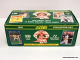 SCORE 1991 BASEBAALL COLLECTOR SET, LOOKS TO BE COMPLETED 900 PLYER CARDS, 72 MAGIC MOTION TRIVIA