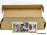 TOPPS 1987 BASEBALL CARDS LOOKS TO BE COMPLETE BROWN BOX ITEM IS SOLD AS IS WHERE IS WITH NO