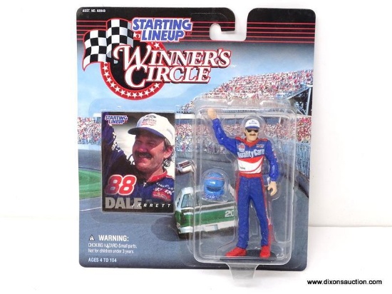 STARTING LINEUP WINNER'S CIRCLE ACTION FIGURE OF "DALE JARRETT" INCLUDES COLLECTIBLE CARD, IS IN
