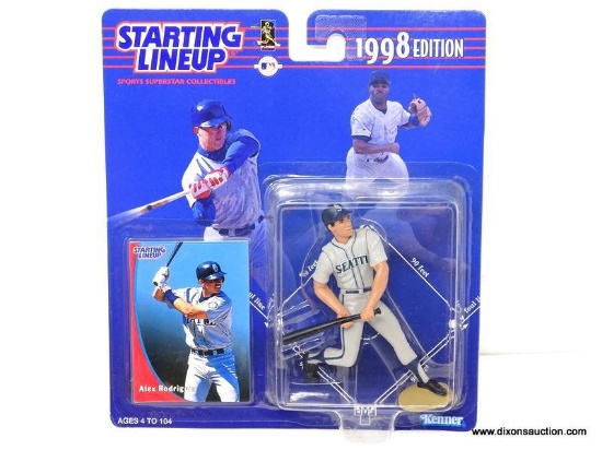 "STARTING LINEUP" 1998 EDITION SPORTS SUPERSTAR COLLECTIBLES, ACTION FIGURE OF ALEX RODRIGUEZ