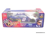 WINNERS CIRCLE 1:24 SCALE DIECAST CAR OF THE #2 CAR DRIVEN BY RUSTY WALLACE. IS THE ELVIS EDITION.