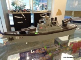 VINTAGE GI JOE TOY DESTROYER SHIP. MEASURES APPROXIMATELY 35 IN LONG. ITEM IS SOLD AS IS WHERE IS