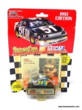RACING CHAMPIONS 1993 EDITION NASCAR STOCK CAR WITH COLLECTORS CARD AND DISPLAY STAND, DRIVER 