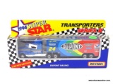 SUPER STAR TRANSPORTERS SERIES 2 1:64 SCALE TEAM TRANSPORTER FOR THE DUPONT RACING TEAM. IS IN