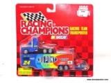 RACING CHAMPIONS 1:87 SCALE RACING TEAM TRANSPORTER FOR THE DU PONT RACING TEAM AND JEFF GORDON. IS
