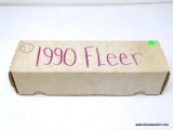 1990 FLEER BASEBALL CARD, WHITE BOX LOOKS TO BE COMPLETE, INCLUDES PLAYERS SUCH AS 