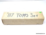 TOPPS 1987 SET BASEBALL CARDS IN WHITE BOX, INCLUDES PLAYERS SUCH AS 