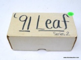 LEAF 1991 SERIES 2 BASEBALL CARDS IN WHITE BOX LOOKE TO BE COMPLETE, INCLUDES PLAYERS SUCH AS 