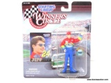 WINNERS CIRCLE STARTING LINEUP FIGURE OF JEFF GORDON WITH COLLECTIBLE CARD. IS IN BLISTER PACKAGE.