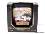 RACING CHAMPIONS 1:64 SCALE DIECAST CAR IN PACKAGE WITH COLLECTIBLE CARD OF THE #7 CAR DRIVEN BY