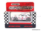 MATCHBOX SUPERSTARS 1992 GRAND NATIONAL LIMITED EDITION 1:64 SCALE STOCK CAR IN BOX. BOX IS DAMAGED.