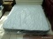 KING SIZE MATTRESS IN PLASTIC. ITEM IS SOLD AS IS WHERE IS WITH NO GUARANTEES OR WARRANTY. NO