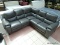 NORTHRIDGE HOME GRAY LEATHER UPHOLSTERED 3 PIECE ELECTRIC RECLINING SECTIONAL. ITEM #9M215USP2.