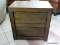 BRAND NEW ASPENHOME MODERN LOFT 2 DRAWER NIGHTSTAND IN BROWN WITH DUAL PLUG IN RECEPTACLES. RETAILS