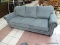 BRAND NEW BLUE DEANA FABRIC SOFA. THE DEANA FABRIC SOFA WAS MASTER-BUILT WITH COMFORT IN MIND.