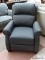 EMMA PUSH-BACK FABRIC RECLINER IN DARK GRAY. REFINE YOUR LIVING ROOM WITH THE SOPHISTICATED EMMA