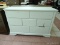 LM CO. HOME WHITE 7 DRAWER DRESSER. HAS THE PULLS FOR THE DRAWERS INSIDE. MEASURES 57.5 IN X 19 IN X