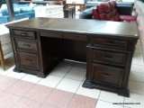 GRAND CLASSIC EXECUTIVE DESK BY ASPENHOME. PRETTY NEVER GOES OUT OF STYLE! THE TRADITIONAL-INSPIRED