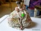 (LR) LARGE DRESDEN PORCELAIN BALLERINA- 8 IN X 8 IN, ITEM IS SOLD AS IS WHERE IS WITH NO GUARANTEES
