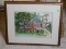 (DR) FRAMED WATERCOLOR OF 19TH CEN. HOME IN POWHATAN, VA. IN 21.5 IN X 18 IN, ITEM IS SOLD AS IS