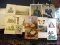 (OFFICE) PORTFOLIO OF VARIOUS PICTURES, PRINTS AND EARLY ENGRAVINGS- 50+, ITEM IS SOLD AS IS WHERE