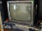 (MBED) SHARP 19 IN SCREEN LINYTRON TV AND SANYO VHS PLAYER, ITEM IS SOLD AS IS WHERE IS WITH NO