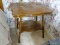 (BED1) ANTIQUE OAK BARLEY TWIST CENTER TABLE- 30 IN X 22 IN X 29 IN, REFINISHED READY FOR THE HOME,