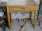 ( BED1) SEWING CABINET ( NO MACHINE) 30 IN 20 IN X 30 IN, ITEM IS SOLD AS IS WHERE IS WITH NO