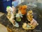 (LR) 7 BEATRICE POTTER PORCELAIN FIGURINES- MOST ARE 4 IN H- ITEM IS SOLD AS IS WHERE IS WITH NO