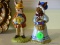 (LR) PR. OF ROYAL DOULTON MR. AND MRS. BUNNYKINS PORCELAIN FIGURINES- 5 IN