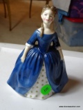 (LR) ROYAL DOULTON FIGURINE- DEBBIE- 6 IN H, ITEM IS SOLD AS IS WHERE IS WITH NO GUARANTEES OR