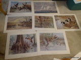 (DR) 26 UNFRAMED PRINTS; 6 DUCK PRINTS BY JOHN POAGUE MACLEOD ( MOST ARE PENCIL SIGNED AND