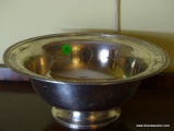 (DR) VINTAGE NATIONAL SILVER STERLING BOWL- 10 IN DIA. X 4.5 IN IS SOLD AS IS WHERE IS WITH NO